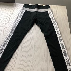 Brand new black and gray leggings (PINK)